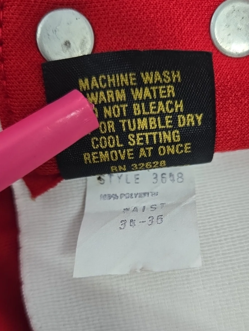 NEW Vintage Swingster Red Athletic Coach's Shorts 35-36W